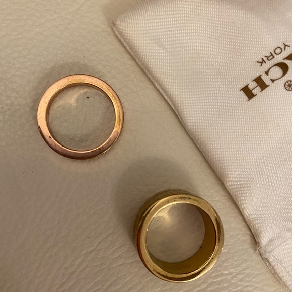 Coach ring / rings set size 5 - Picture 3 of 4